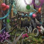 fterprty, 2024, acrylic and oil on canvas, 160 x 200cm