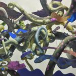 Bloop, 2023, acrylic and oil on canvas, 160 x 220cm