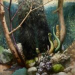 Der Wanderer, 2023, acrylic and oil on canvas, 170 x 170cm