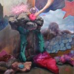 Last call, 2025, Acrylic and oil on canvas, 130 x 100cm