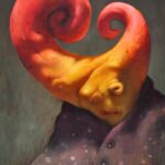 Licho. 2023, acrylic and oil on canvas, 80 x 60cm