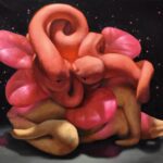 Mandrake, 2023, acrylic and oil on canvas, 75 x 90cm