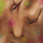 Melt, 2024, Acrylic and oil on canvas, 70 x 50cm