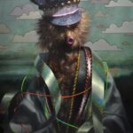 Old School, 2024, acrylic and oil on canvas, 190 x 130cm, 2024