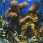 Rave on, 2023, acrylic and oil on canvas, 190 x 145cm, 2023