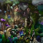 Serpent, 2021, acrylic and oil on canvas, 200 x 180cm