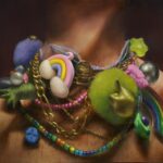 Shine, 2025, Acrylic and oil on canvas, 90 x 110cm