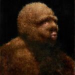 Study of Gietzko, 2023, akryl i olej na płótnie, 80 x 60