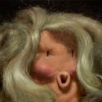 Succubus, 2023, akryl i olej na płótnie, 50 x 60cm