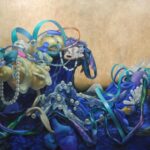 The Great Wave, 2025, Acrylic and oil on canvas, 160 x 200cm